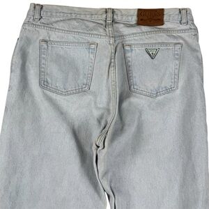 Vintage 90s Guess Jeans Georges Marciano USA Denim Light Blue Tapered Mens 38x33